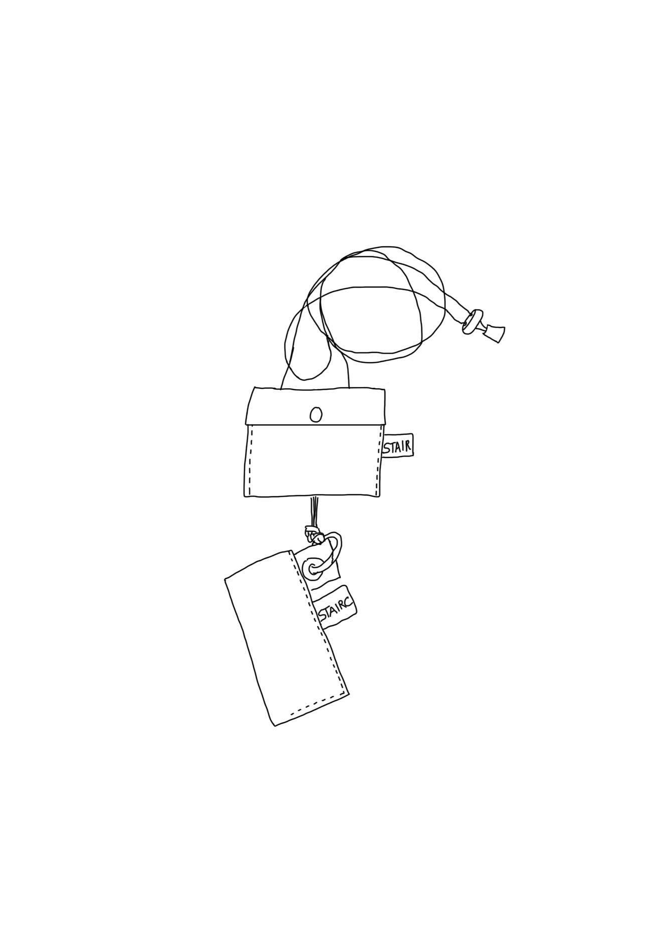CUSTOMIZED "HIDDEN FLAME" (sling on) with "LIGHTER BAG"